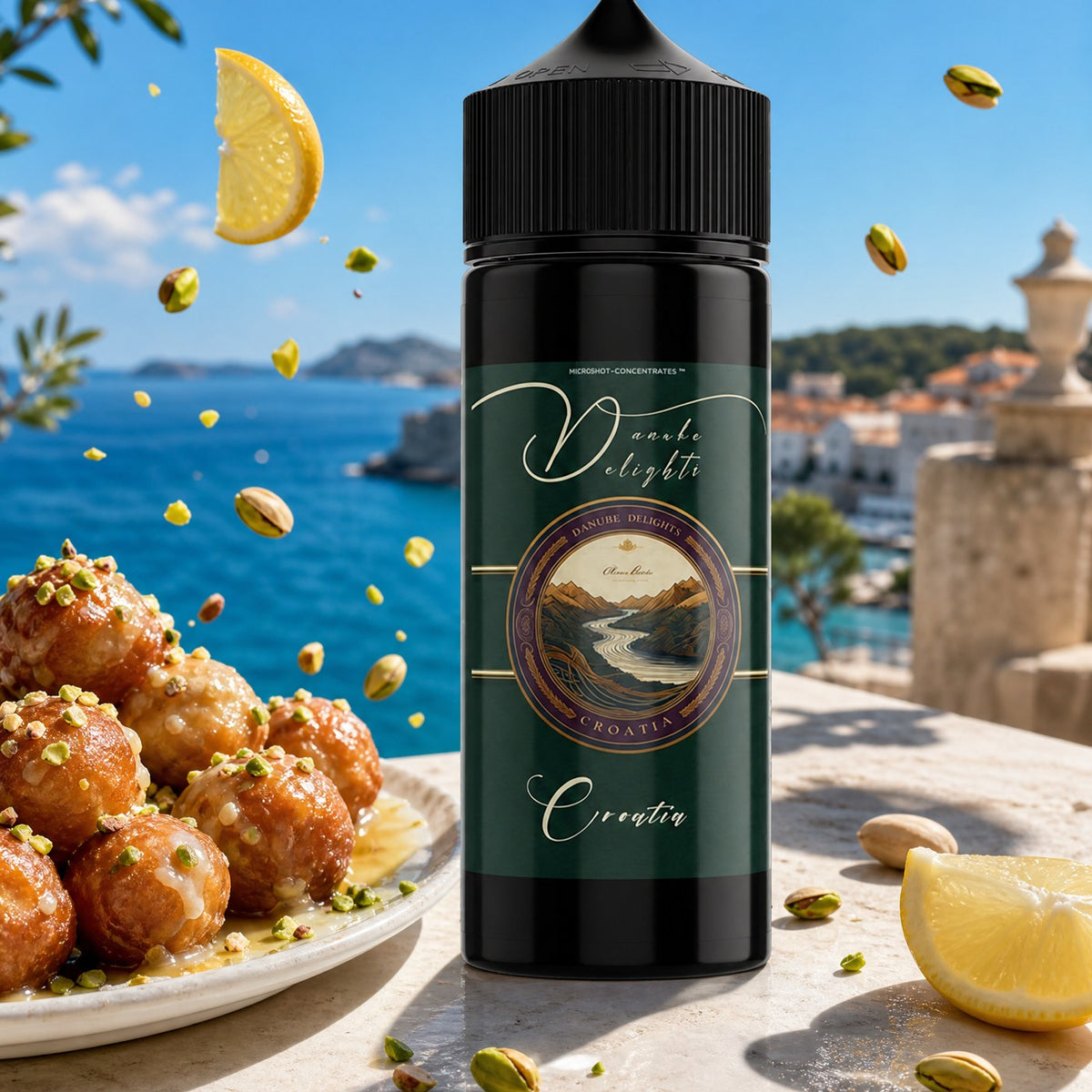 Pistazien-Zitronen-Gugelhupf mit CROATIA Lebensmittelaroma