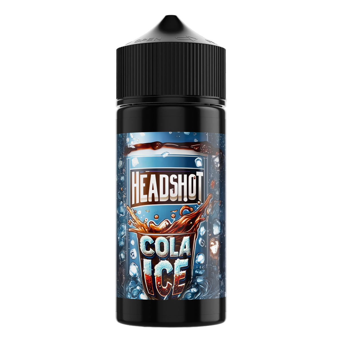 COLA ICE Cola Zitrone Limette Ice Aroma von HEADSHOT, Flasche