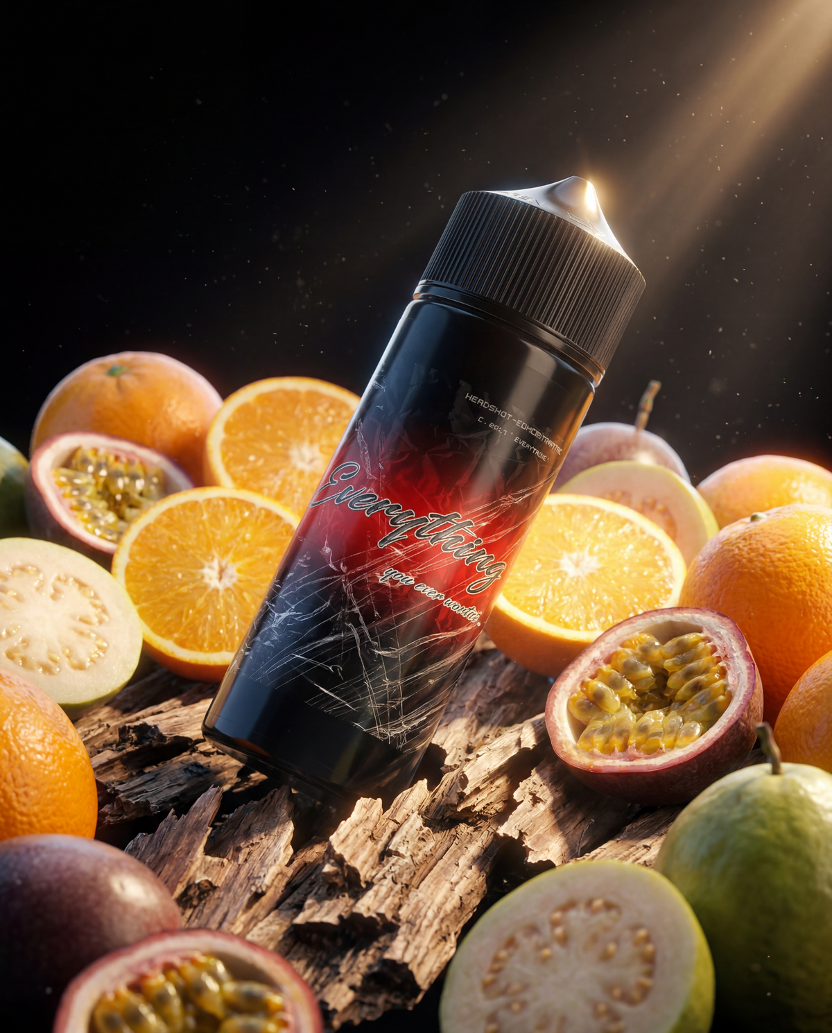 EVERYTHING Orange Maracuja Guave Mandarine Aroma von HEADSHOT, Anwendung und Stimmungsbild